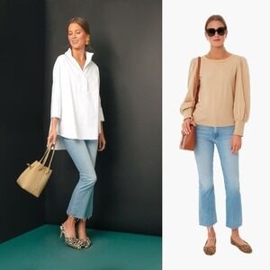 Mother Hustler ankle fray jeans size 25 sworn to secrecy cropped denim